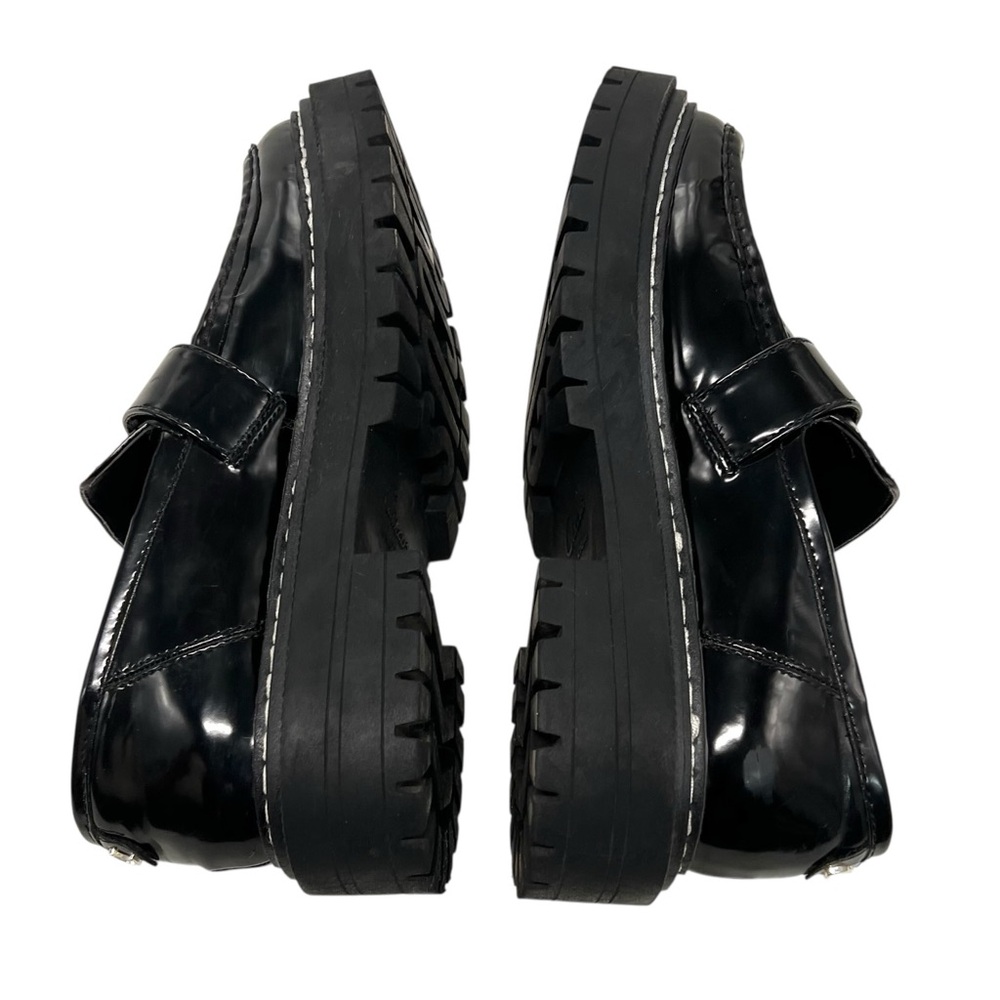 Sam Edelman Circus Everly Black Patent Platform Chunky Lug Loafers Women’s 8.5 - Picture 10 of 14
